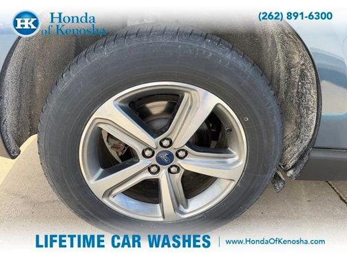 Blue 2019 Ford Edge SEL