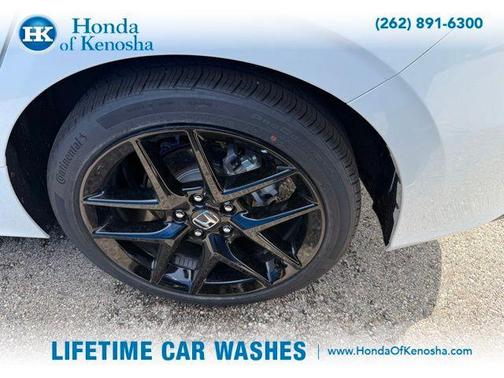 White 2025 Honda Civic Hybrid Sport