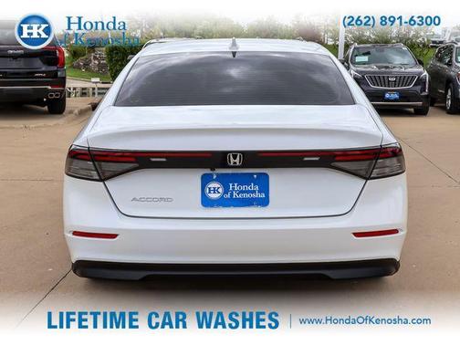 Platinum White Pearl 2024 Honda Accord EX