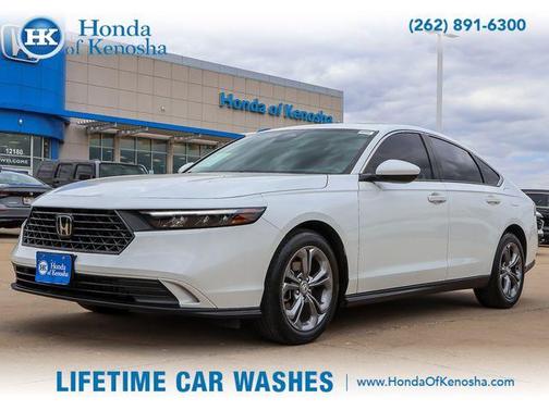 Platinum White Pearl 2024 Honda Accord EX