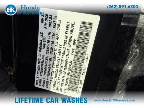 Crystal Black Pearl 2020 Honda CR-V Hybrid Touring