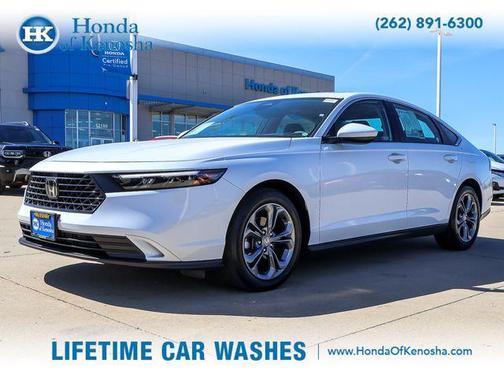 Platinum White 2023 Honda Accord EX
