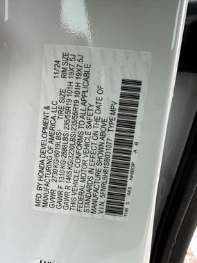 2025 Honda Odyssey Touring