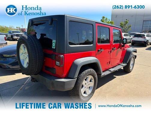 Firecracker Red 2015 Jeep Wrangler Unlimited Sport