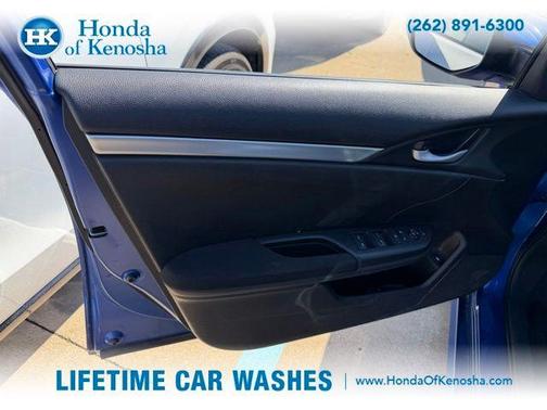 Aegean Blue Metallic 2019 Honda Civic LX