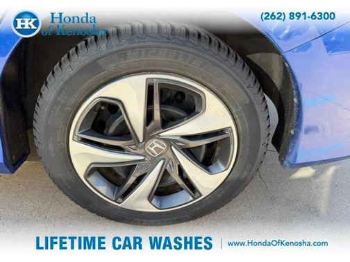 Aegean Blue Metallic 2019 Honda Civic LX