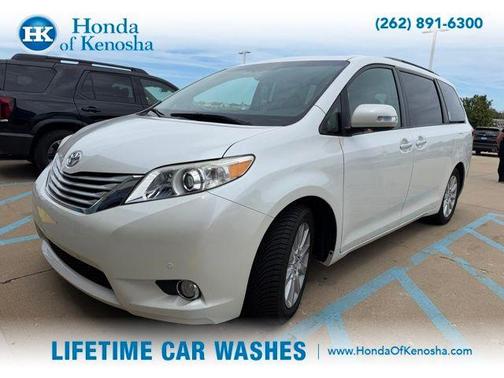 Blizzard Pearl 2013 Toyota Sienna Limited