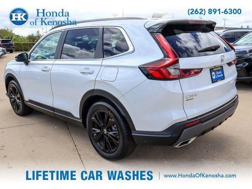 Platinum White Pearl 2025 Honda CR-V Hybrid Sport Touring