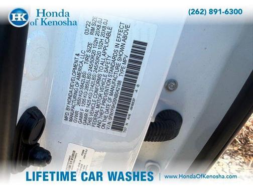 Platinum White Pearl 2022 Honda Pilot Special Edition