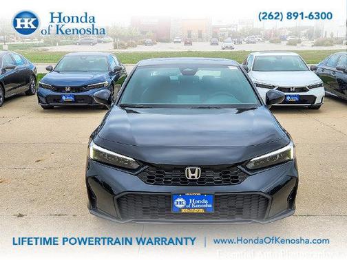 Crystal Black Pearl 2026 Honda Civic Hybrid Sport