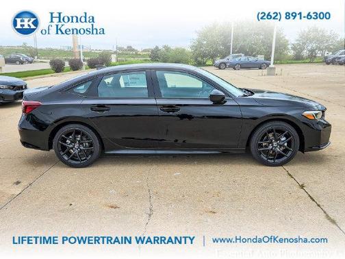 Crystal Black Pearl 2026 Honda Civic Hybrid Sport