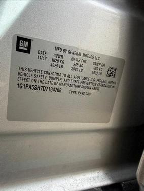 2013 Chevrolet Cruze LS