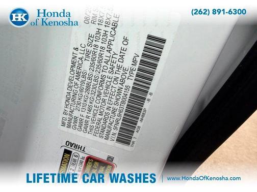 Platinum White Pearl 2026 Honda Odyssey EX-L