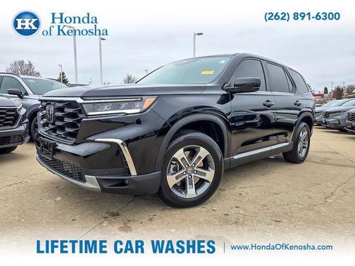 Crystal Black Pearl 2025 Honda Pilot EX-L