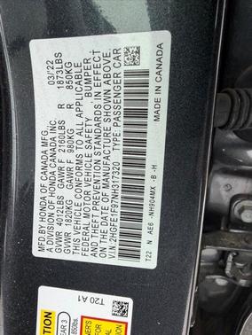 2022 Honda Civic Touring