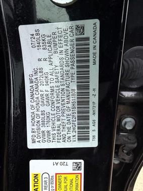 2025 Honda Civic Sport