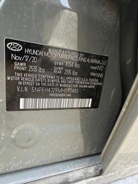 2021 Hyundai SONATA Limited