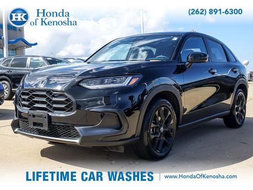 Crystal Black Pearl 2025 Honda HR-V Sport