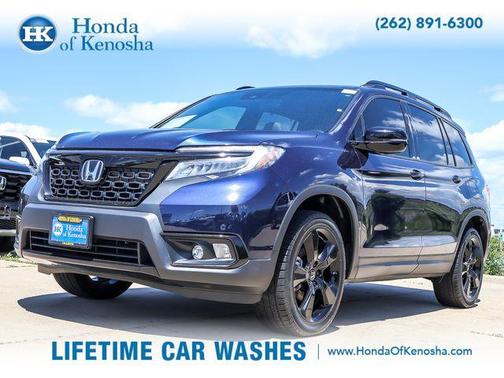 Obsidian Blue 2021 Honda Passport Elite