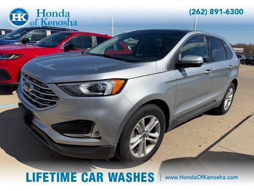 Silver 2020 Ford Edge SEL