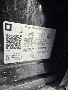 2018 Chevrolet Traverse LT Leather