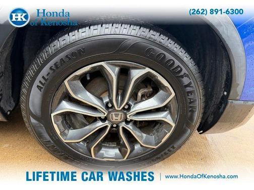 Aegean Blue Metallic 2021 Honda CR-V EX-L