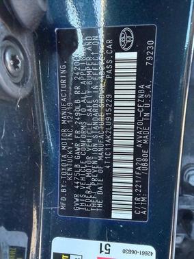 2020 Toyota Camry LE