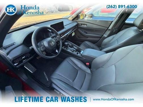 Radiant Red Metallic 2025 Honda Accord Hybrid Sport-L