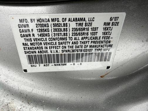 2007 Honda Odyssey EX-L