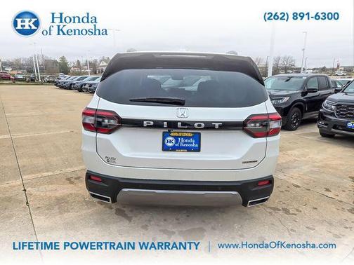 Platinum White 2026 Honda Pilot Touring