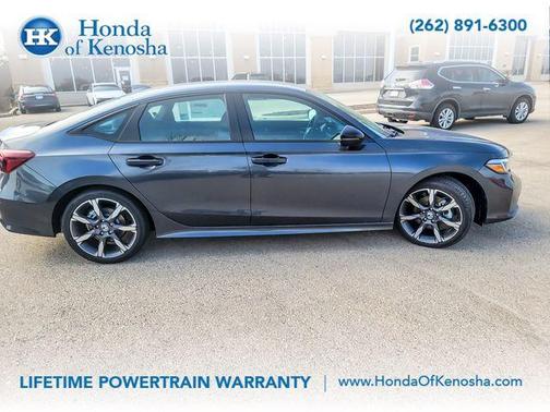 Gray Metallic 2026 Honda Civic Hybrid Sport Touring