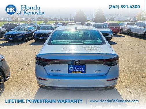 Platinum White 2026 Honda Accord Hybrid Touring