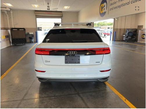 WHITE 2019 Audi Q8 3.0T Premium Plus