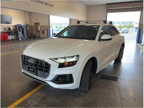 WHITE 2019 Audi Q8 3.0T Premium Plus