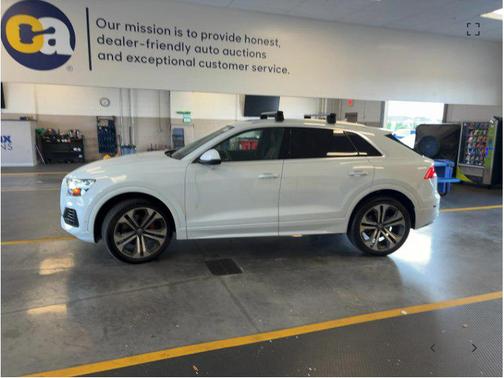 WHITE 2019 Audi Q8 3.0T Premium Plus