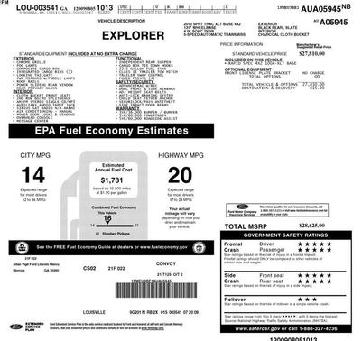 2010 Ford Explorer Sport Trac XLT