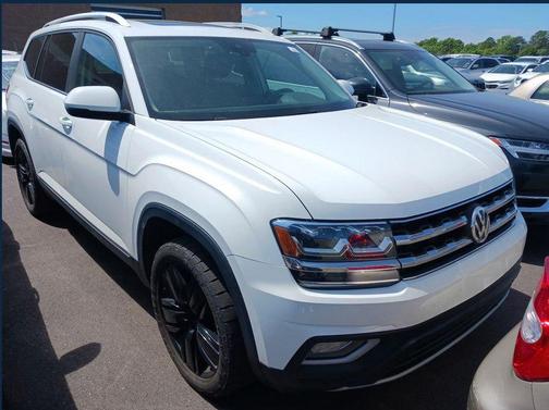Pure White 2019 Volkswagen Atlas 3.6L SEL
