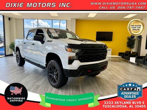 Summit White 2023 Chevrolet Silverado 1500 Custom Trail Boss