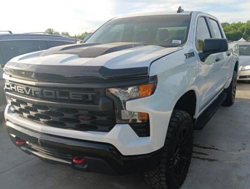 Summit White 2023 Chevrolet Silverado 1500 Custom Trail Boss