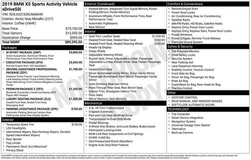 2019 BMW X5 xDrive50i