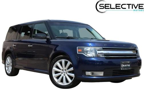 Blue 2016 Ford Flex SEL