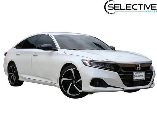 White 2021 Honda Accord Sport SE 1.5T Sedan