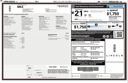 2017 Lincoln MKZ Reserve I