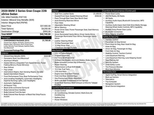 2020 BMW 228 Gran Coupe 228i xDrive