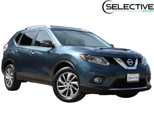 Blue 2014 Nissan Rogue SL