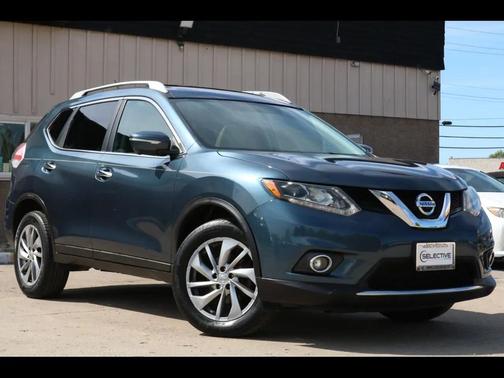 Blue 2014 Nissan Rogue SL