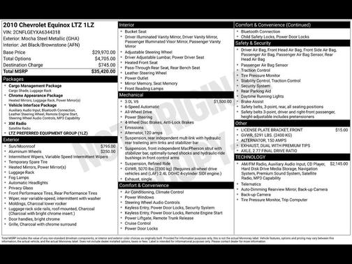 2010 Chevrolet Equinox LTZ