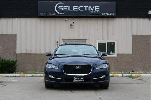 Blue 2017 Jaguar XJ XJ R-Sport