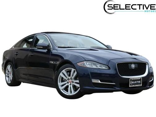 Blue 2017 Jaguar XJ XJ R-Sport
