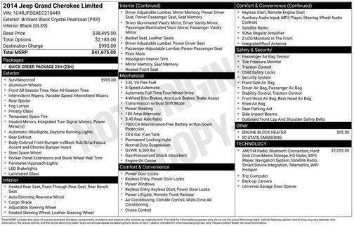 2014 Jeep Grand Cherokee Limited